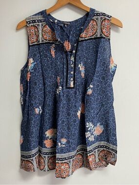 HANNAH SLEEVELESS BOHO TOP - MEDIUM